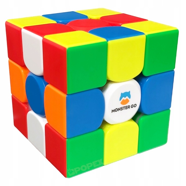 PROFESJONALNA KOSTKA 3x3 MAGNETYCZNA GAN MONSTER GO + PODSTAWKA + ALGORYTMY