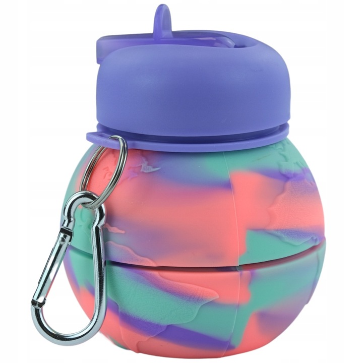 MERKAN Bidon Do Szkoły Butelka Na Wodę Dla Dziecka W Kształcie Piłki 550 ml