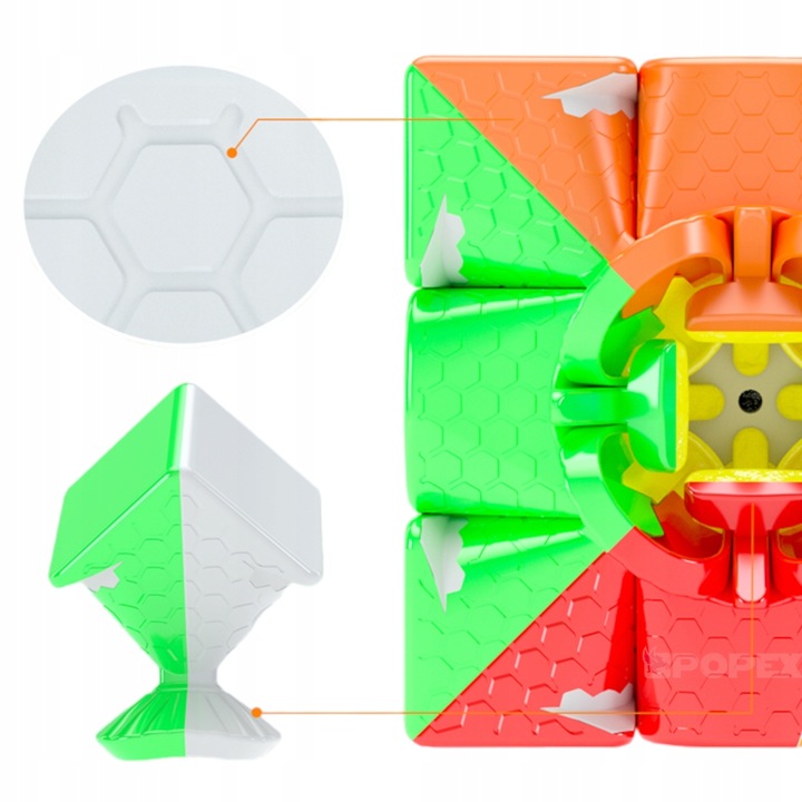 PROFESJONALNA KOSTKA 3x3 MAGNETYCZNA GAN MONSTER GO + PODSTAWKA + ALGORYTMY