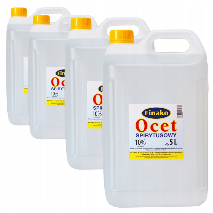 FINAKO Ocet spirytusowy 10% 4 szt 5l