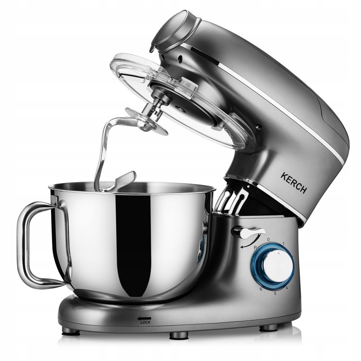 ROBOT KUCHENNY PLANETARNY MIKSER Z MISĄ KERCH ROTARY 4000W GREY 6,2L