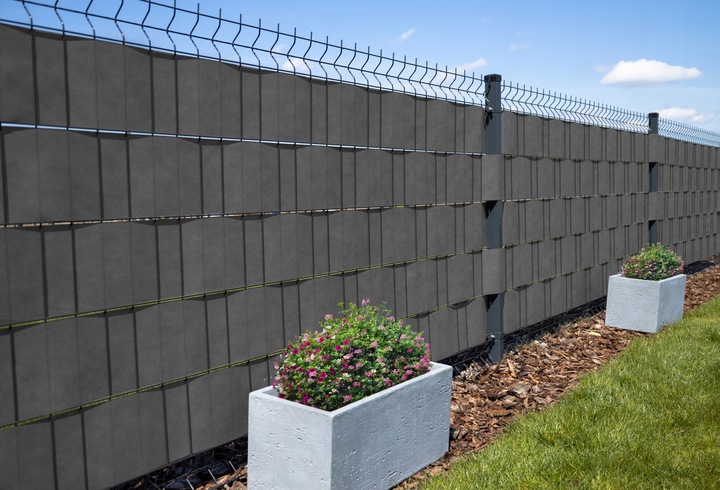 TAŚMA OGRODZENIOWA 19cmX48m + 38 KLIPSY +UV OSŁONA NA OGRODZENIE PŁOT PANEL