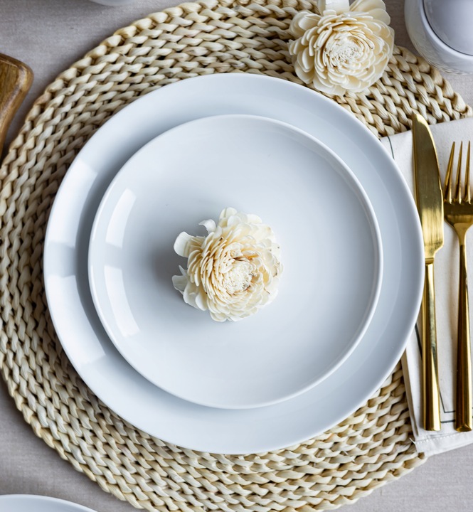 LUBIANA BOSS SERWIS OBIADOWY 18 EL 6 OS PORCELANA