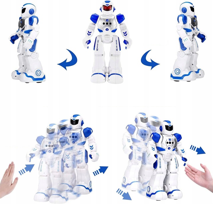 INTELIGENTNY ROBOT WYKRYWAJĄCY GESTY RC CZUJNIK DLA DZIECKA + PILOT