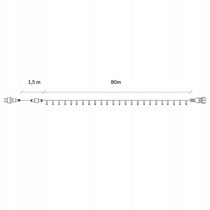 LAMPKI CHOINKOWE 1000 LED ZEWNĘTRZNE KURTYNA ŚWIETLNA IP44 BIAŁE FLASH