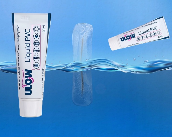 Klej Łatka w Płynie do Basenu Materaca Pontonu Plandeki Klej PVC do WELURU