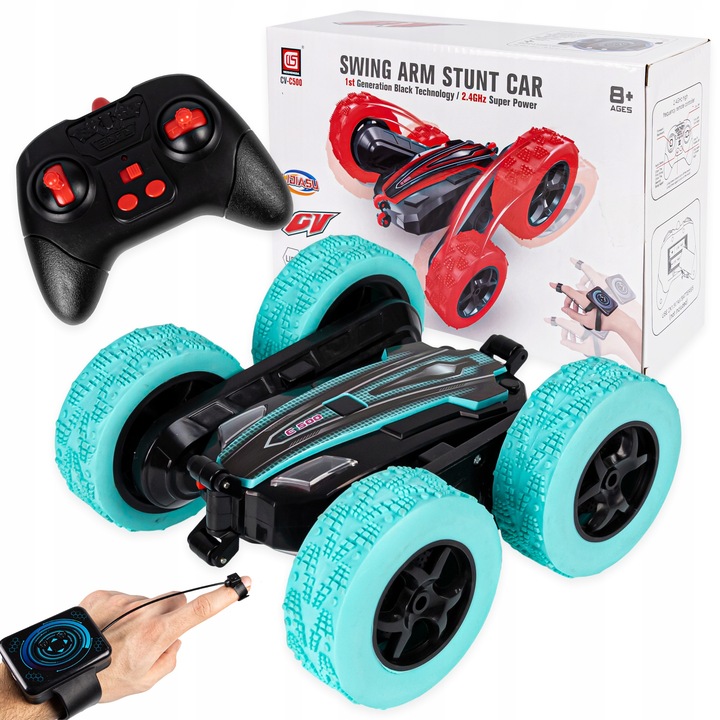 AUTO TWISTER SAMOCHÓD 4x4 ZDALNIE STEROWANY GESTAMI RĘKĄ + PILOT DLA DZIECI