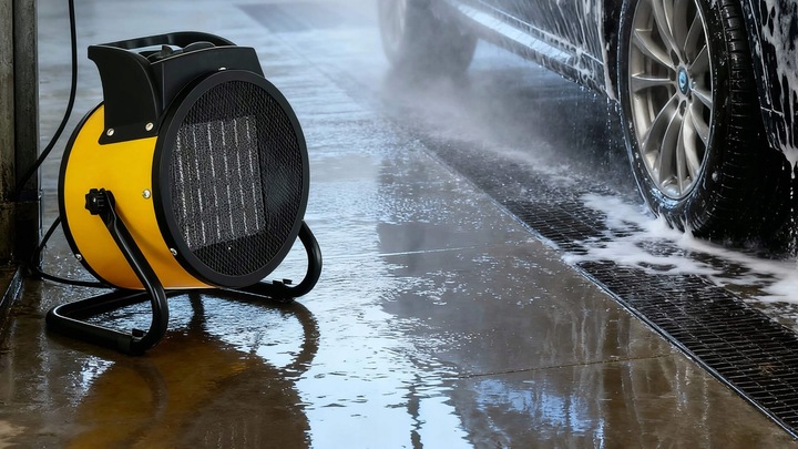 Termowentylator nagrzewnica elektryczna ceramiczna farelka cichy grzejnik