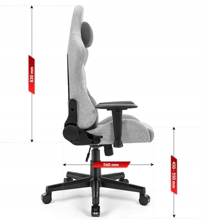 FOTEL GAMINGOWY DLA GRACZA BIUROWY HELL'S