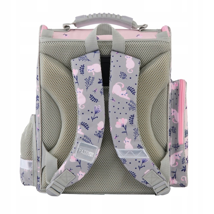 TORNISTER szkolny PASO KOTEK PLECAK - klasa 1-3 -ZESTAW 3 el.