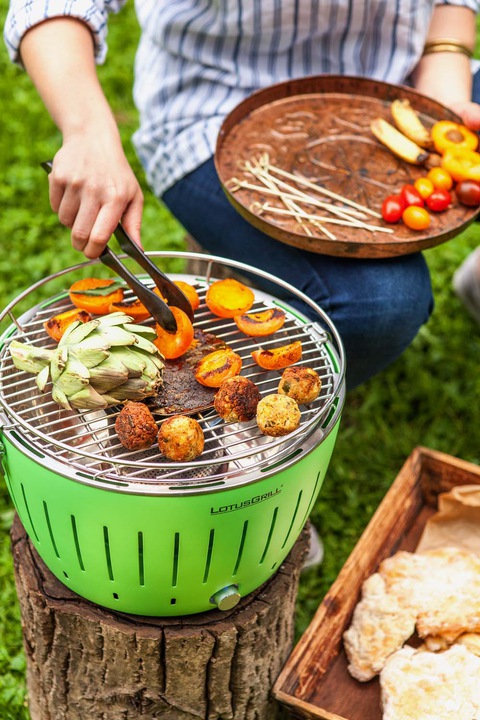 GRILL WĘGLOWY BEZDYMNY LOTUSGRILL PRZENOŚNY OGRODOWY STANDARD PLUS TORBA