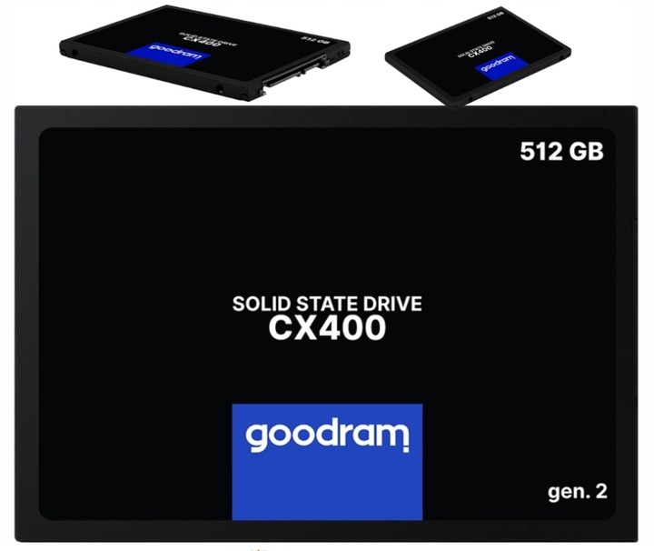 Dysk SSD Goodram CX400 Gen. 2 512GB 2,5" SATA III