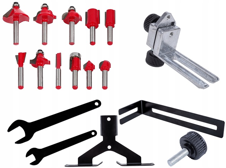 FREZARKA DO DREWNA GÓRNOWRZECIONOWA + FREZY MOCNA