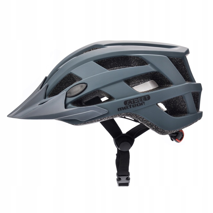 KASK ROWEROWY METEOR STREET M 55-58 IN-MOLD szary