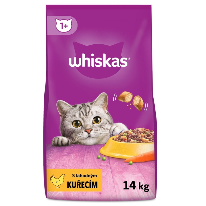 WHISKAS sucha karma dla kota z kurczakiem 14 kg