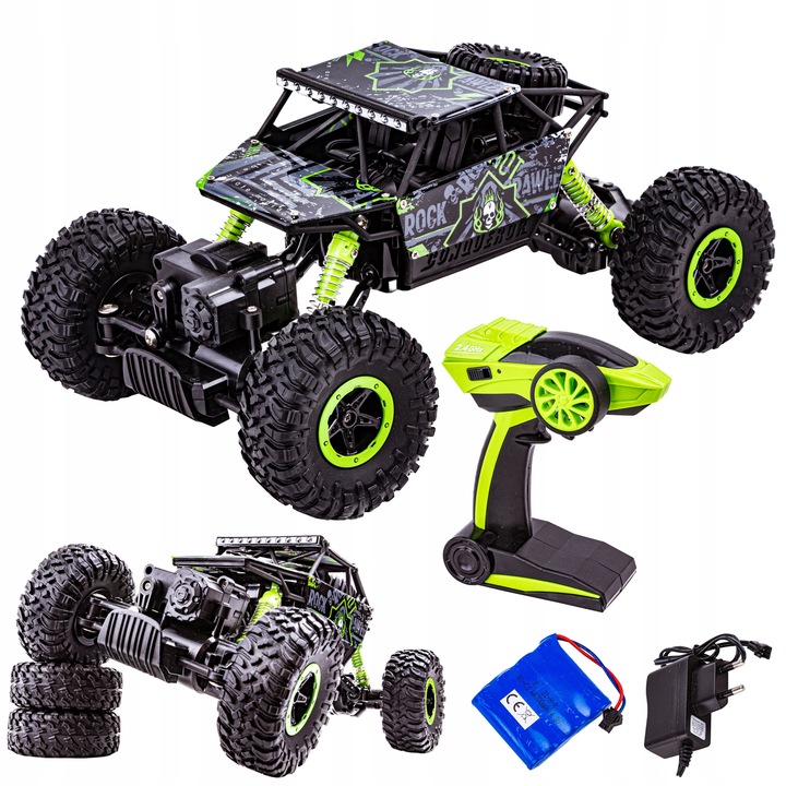 Samochód BAGGY na PILOT Rock Crawler Auto ZDALNIE STEROWANE 1:18 4WD 2.4GHz