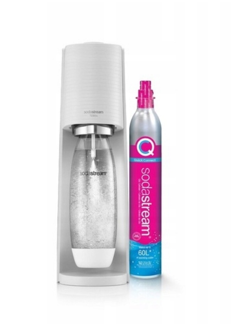 SodaStream Soda Maker Terra Megapack QC biały - 3 butelki
