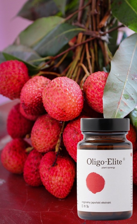 Oligo - Elite | POLIFENOLE z owoców liczi i zielonej herbaty | 30 kaps. x2