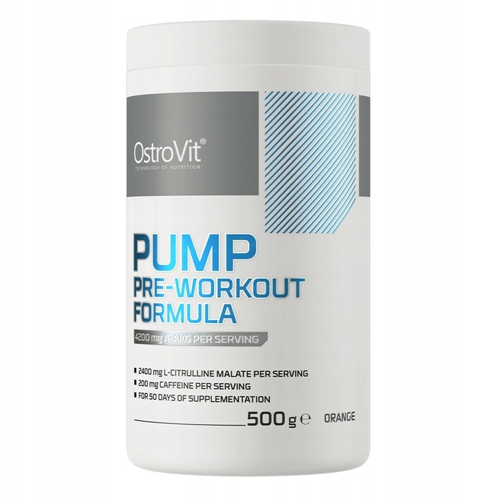 OstroVit PUMP Pre-Workout 500 g PRZEDTRENINGÓWKA