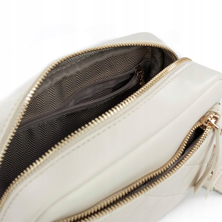 Alessio TOREBKA Damska CROSSBODY PIKOWANA na ramię PASEK QUILTED