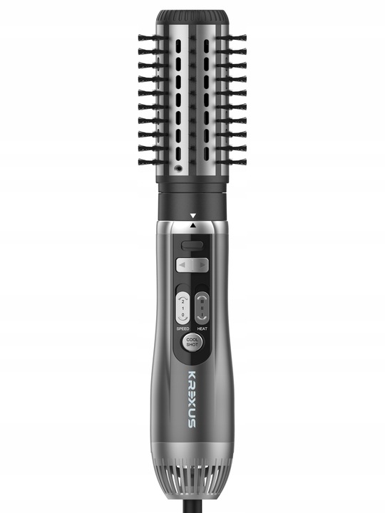 Suszarko Lokówka Szczotka do Włosów Obrotowa 4w1 Krexus Jonizacja Zestaw