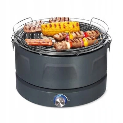 Automatyczny Grill Węglowy Bezdymny +Torba + Baterie