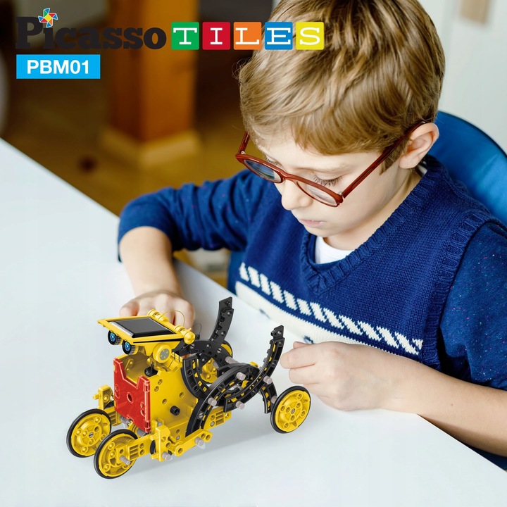 Robot solarny interaktywny 12w1 12 robotów zasilany słońcem edukacyjny