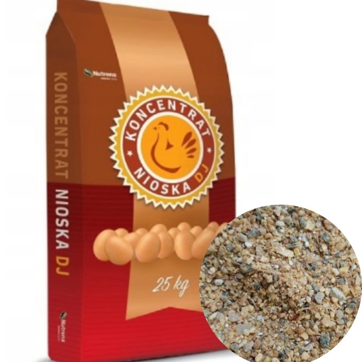 Koncentrat Nioska DJ do paszy karma dla kur niosek Nutrena 25kg witaminy