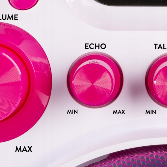 Zestaw KARAOKE głośnik bluetooth CD+G/2 mikrofony