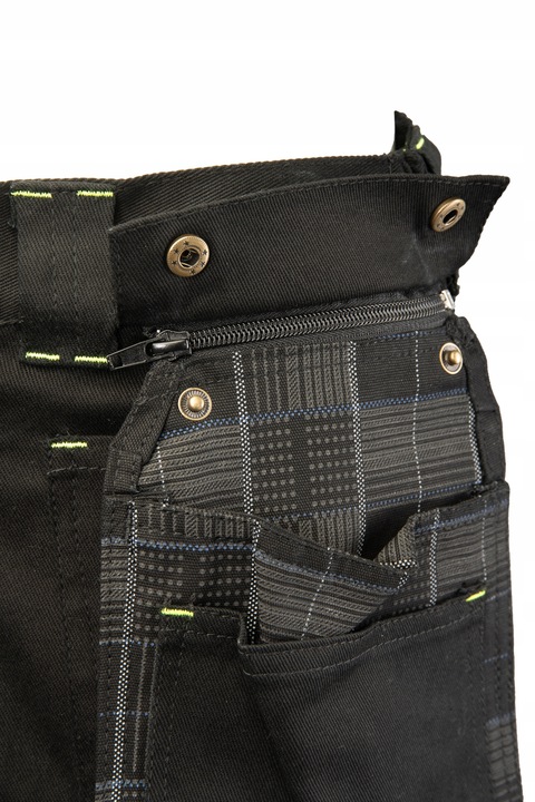Spodnie robocze monterskie z kieszeniami Stretch Cordura elastan r 28