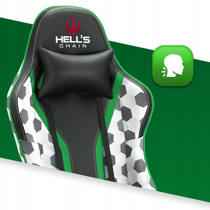 FOTEL GAMINGOWY DLA GRACZA BIUROWY HELL'S