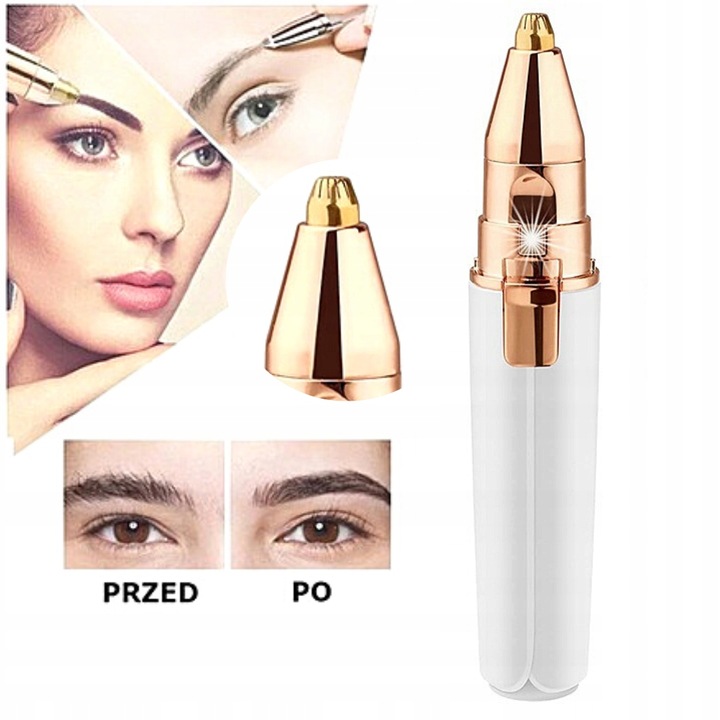 GOLARKA DO TWARZY I BRWI TRYMER DAMSKI 2w1 USB