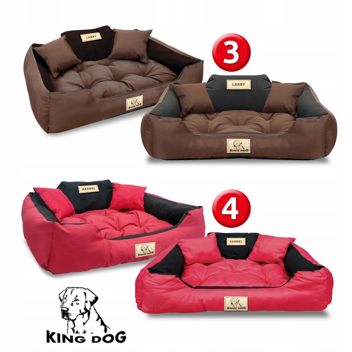 Legowisko dla Psa Kota Kanapa Kojec Z imieniem S 55x45 cm Różne kolory