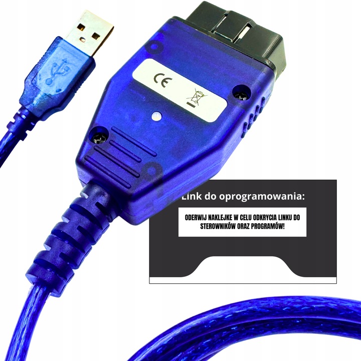 INTERFEJS K DCAN OBD2 INPA ISTA NCS WINKFP DO BMW E E36 E46 E60 E90 E65 NEW