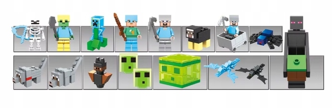 KLOCKI KONSTRUKCYJNE MINE WORLD JASKINIA GÓRSKA SMOK DLA DZIECI DO ZABAWY