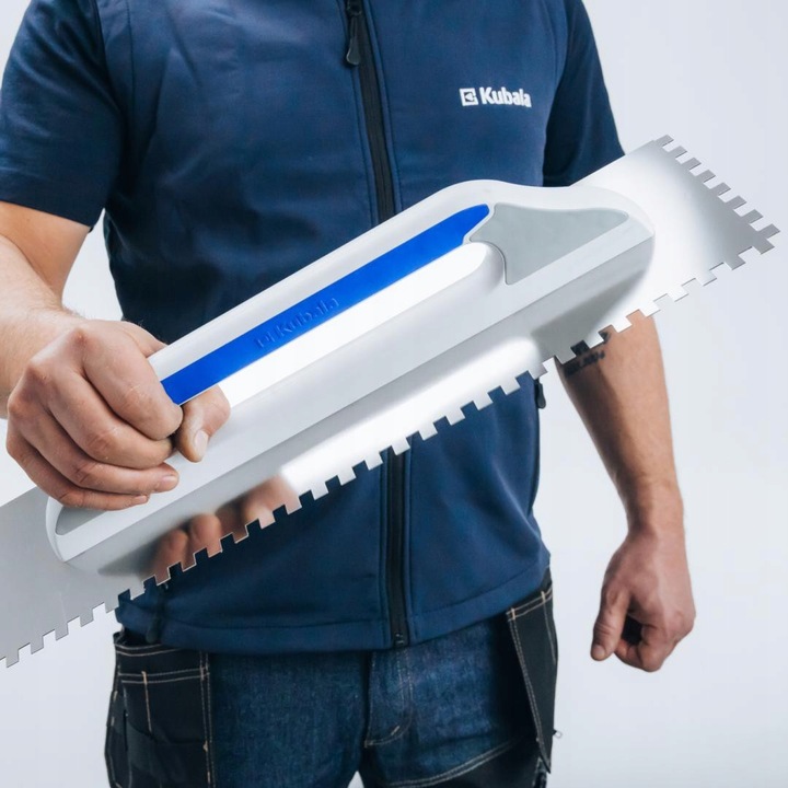 KUBALA Paca nierdzewna zębata 130x480mm 10x10 0254