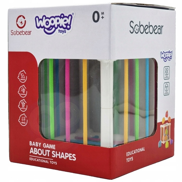 WOOPIE SORTER ELASTYCZNA KOSTKA SENSORYCZNA DŹWIĘK