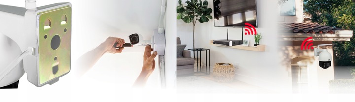 ZEWNĘTRZNA KAMERA OBROTOWA WIFI IP BEZPRZEWODOWA WIFI 8Mpx 4K ZOOM X8 DVS