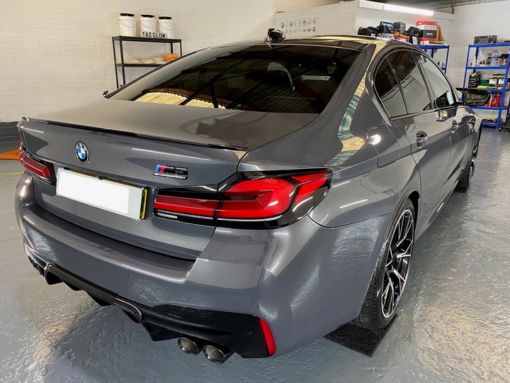 FOLIA SAMOPRZYLEPNA NA AUTO SZARY POŁYSK HQ 200cm