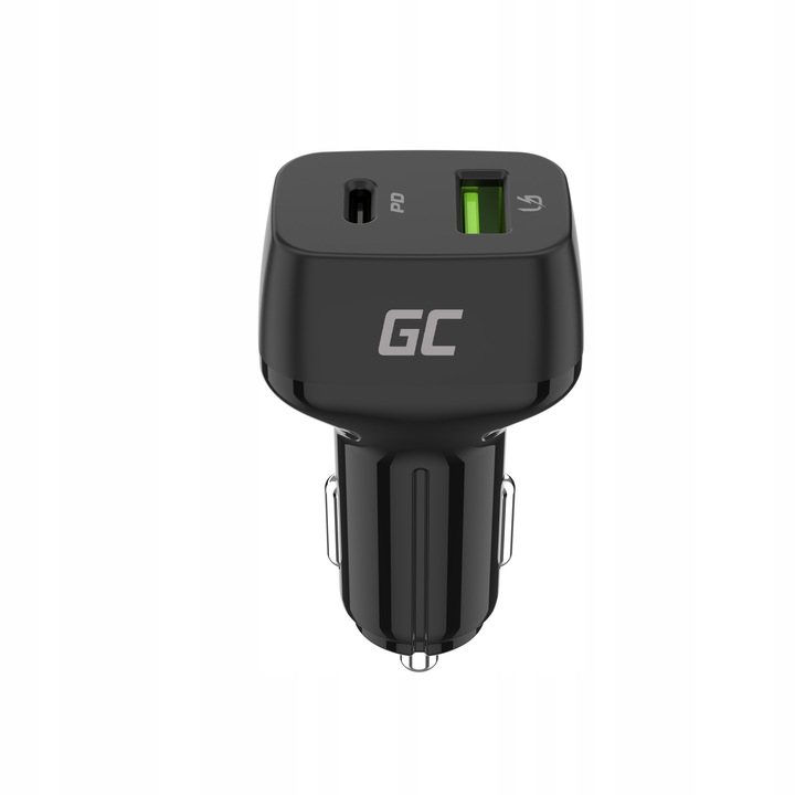 GC Szybka Ładowarka samochodowa USB-C USB 48W ładowanie PD QC 3.0 12V 24V
