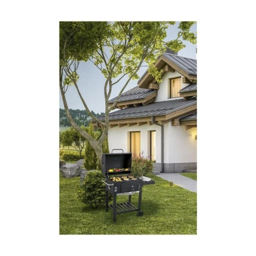 GRILL OGRODOWY CARBO WĘGLOWY RUSZT ŻELIWNY DUŻY XXL