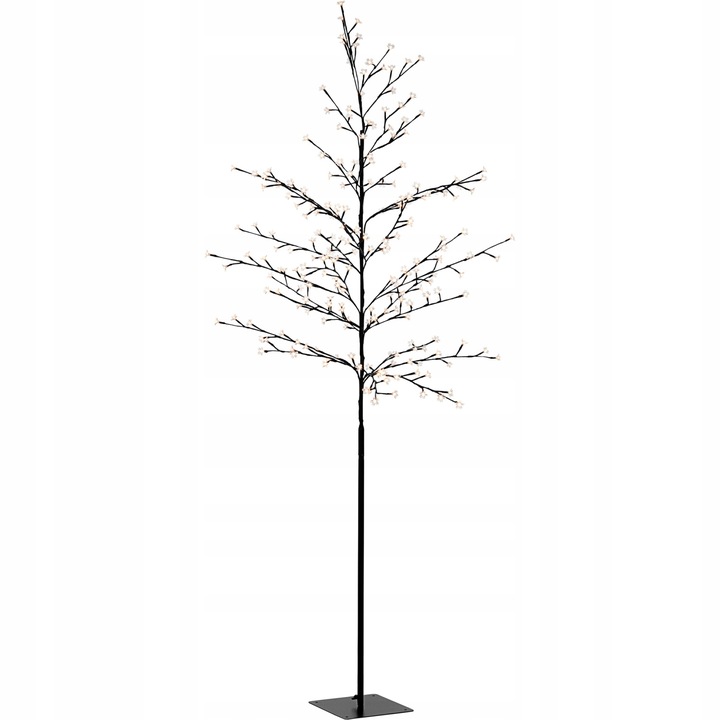 DRZEWKO ŚWIECĄCE 220 CM ŚWIĄTECZNE LAMPKI LED