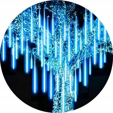 METEORY 50 CM LAMPKI PADAJĄCY ŚNIEG OŚWIETLENIE ŚWIĄTECZNE IP44 SOPLE LED