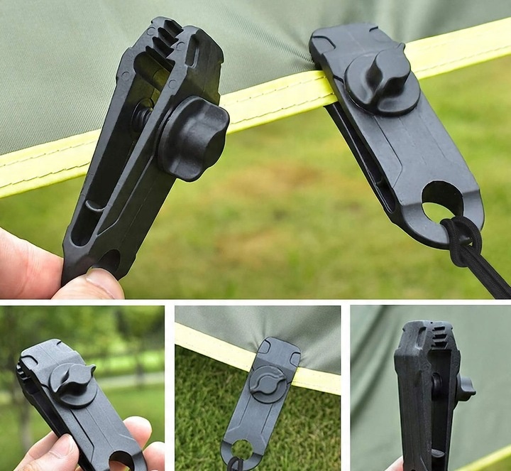 10 x ZACISK I LINKA DO NAMIOTU NACIĄG DO NAMIOTU