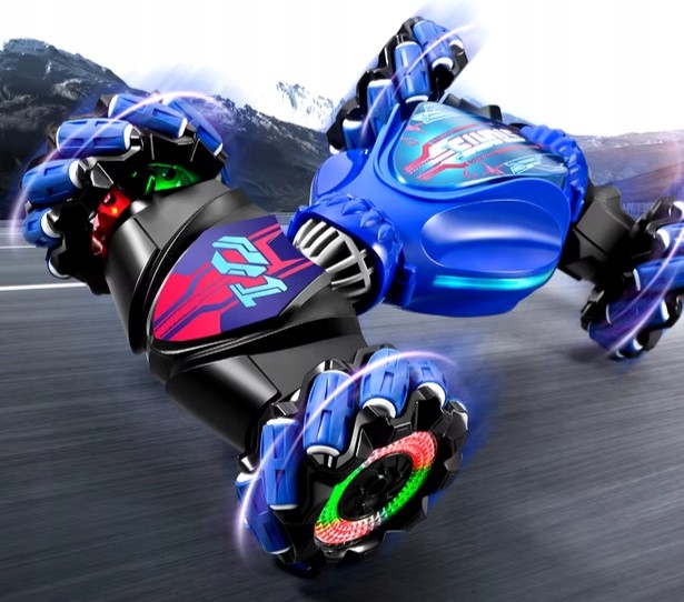 SAMOCHÓD STEROWANY GESTAMI + 2 x PILOT - AUTO 4X4 zdalnie sterowany AKUMULA