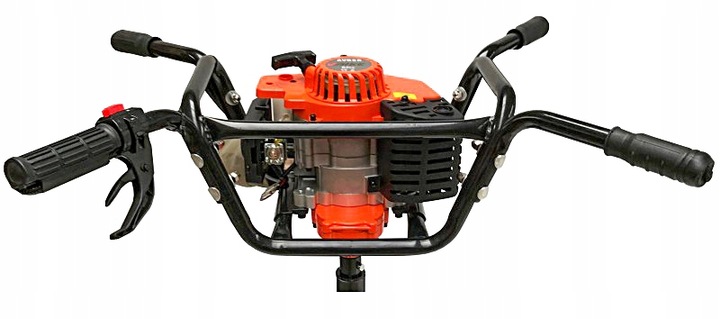 ŚWIDER SPALINOWY WIERTNICA GLEBOWA DO ZIEMI GLEBY ZESTAW + WIERTŁA + OLEJ