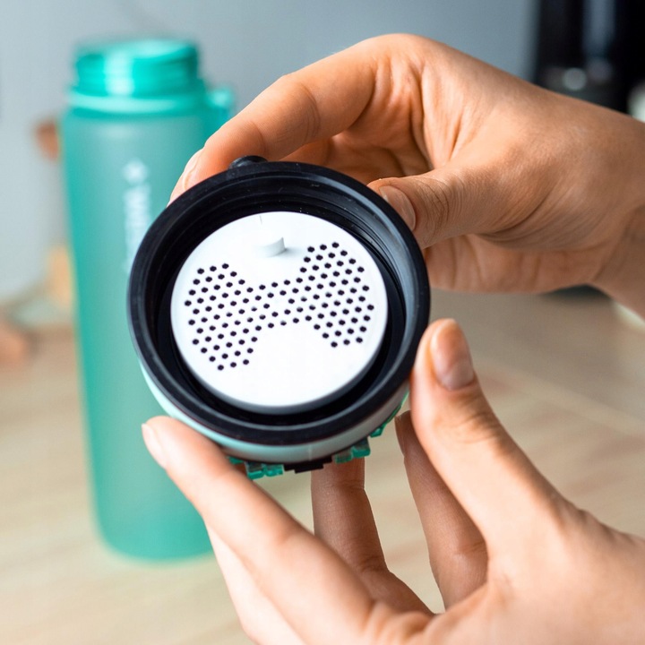 Wessper butelka filtrująca bidon na wodę 1000 ml BPA Free tritan + 3x filtr