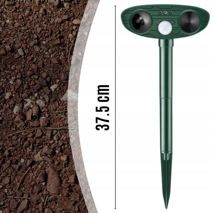 ODSTRASZACZ ZWIERZĄT KOTÓW PSÓW DZIKÓW SAREN PTAKÓW ITP + Lokalizator Ruchu