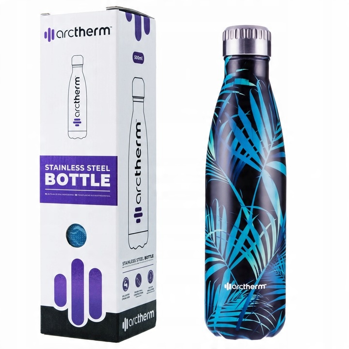 Butelka TERMICZNA na wodę 500ml NA KAWĘ WZORY