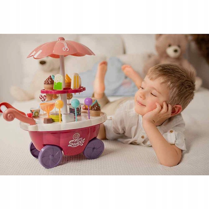 KUCHNIA AKCESORIA SKLEP LODZIARNIA CUKIERNIA SŁODKOŚCI LED DŹWIĘK WOOPIE